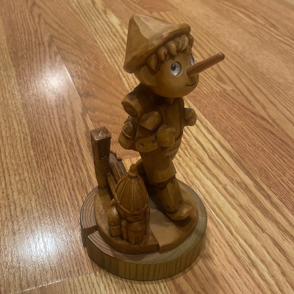 Wooden Bartolucci Pinocchio Figurine - Picture 2 of 5